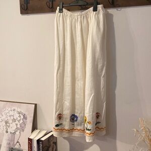 VRG girl Flower appliqué border